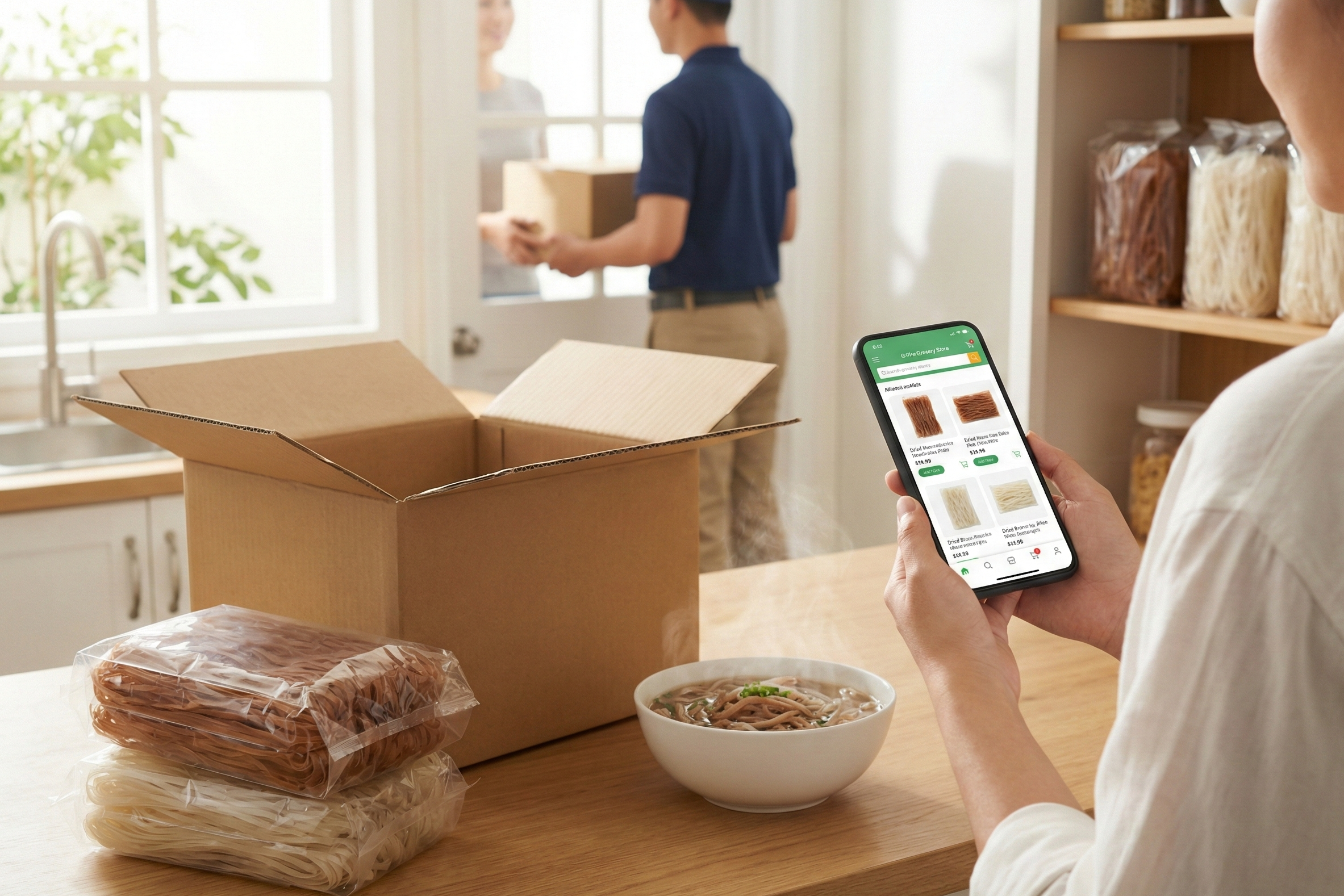 Mua hủ tiếu & phở gạo lứt online – Giải pháp tiện lợi cho cuộc sống bận rộn